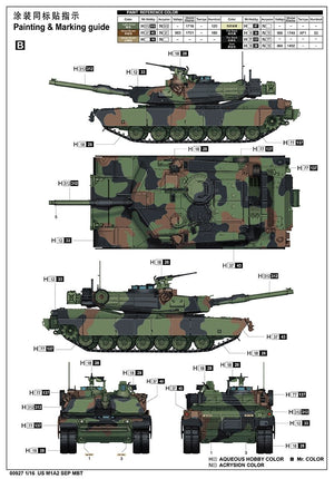 Trumpeter 00927 US M1A2 SEP MBT 1/16 – image 5