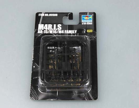 Trumpeter 00508 American machine gun AR-15/M16/M4 FAMILY M4 RIS 1/35