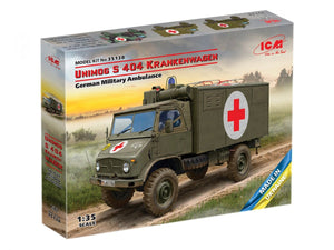 ICM 35138 Unimog S 404 Krankenwagen German Military Ambulance 1/35 – imagen 2