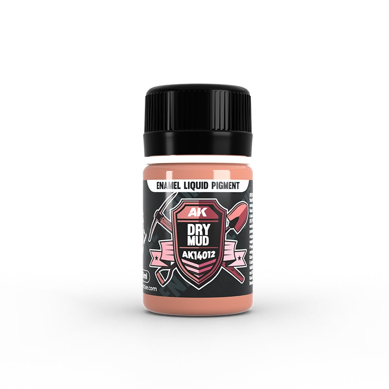 AK Interactive AK14012 DRY MUD – ENAMEL LIQUID PIGMENT 35ml