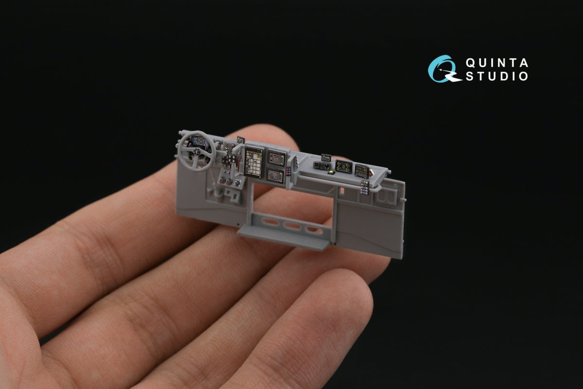 Quinta Studio QDS-43001 KAMAZ-43509 3D-Printed coloured Interior on decal paper (Zvezda) (Small version) 1/43 – imagen 10