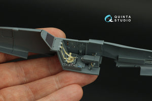 Quinta Studio QD48420 Bf 109K-4 3D-Printed &amp;amp; coloured Interior on decal paper (Eduard) 1/48 – immagine 7