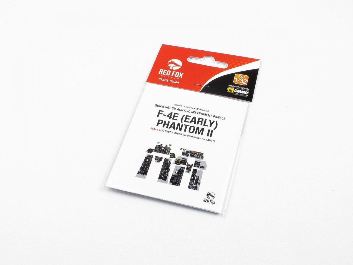 Red Fox Studio QS-32084 F-4E (PREMIÈRE VERSION) PHANTOM II Tamiya 1/32