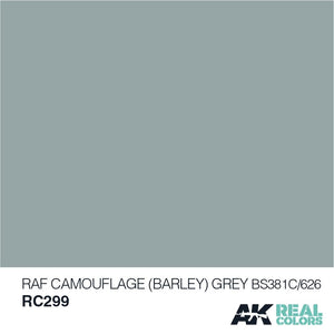AK Interactive RC299 RAF CAMOUFLAGE (BARLEY) GREY BS381C/626 – 10ML – immagine 2