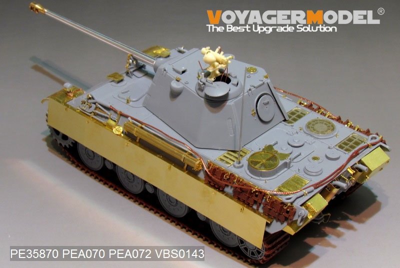 Voyager Model PE35870 WWII German Panther II Prototype Design Plan basic for AMUSING HOBBY 1/35 – zdjęcie 3
