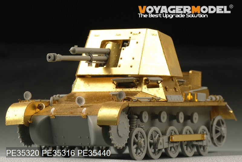 Voyager Model PE35440 WWII German 47mm PaK(t) Panzerjager I basic For DRAGON 6230 1/35 – imagen 5