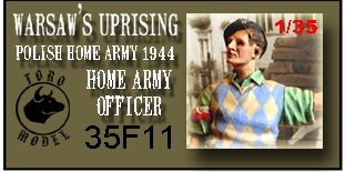 ToRo Model 35F11 Powstanie Warszawskie - Oficer Armii Podziemnej / Warsaw Uprising 1944 - Home Army Officer 1/35 – imagen 2