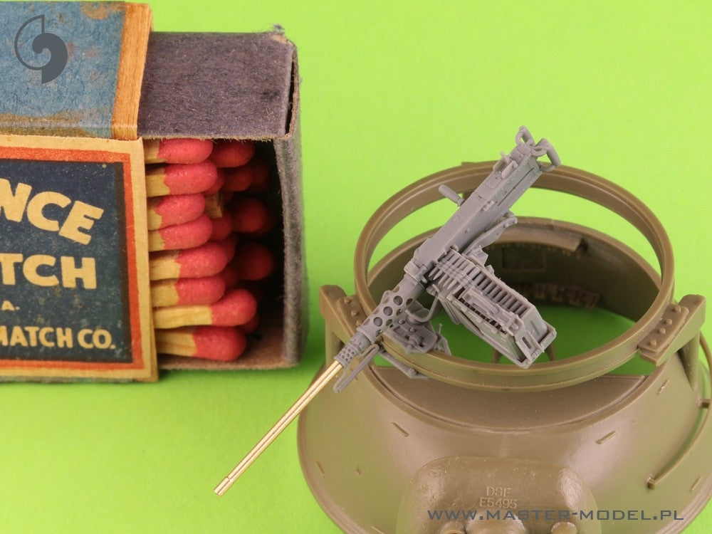 Master GM-35-073 Browning M2HB .50 cal (12,7mm) - do montażu na pierścieniu M49 (karetka D40721 / kołyska D40733 / skrzynka D40731 lub D90078) 1/35 – imagen 4