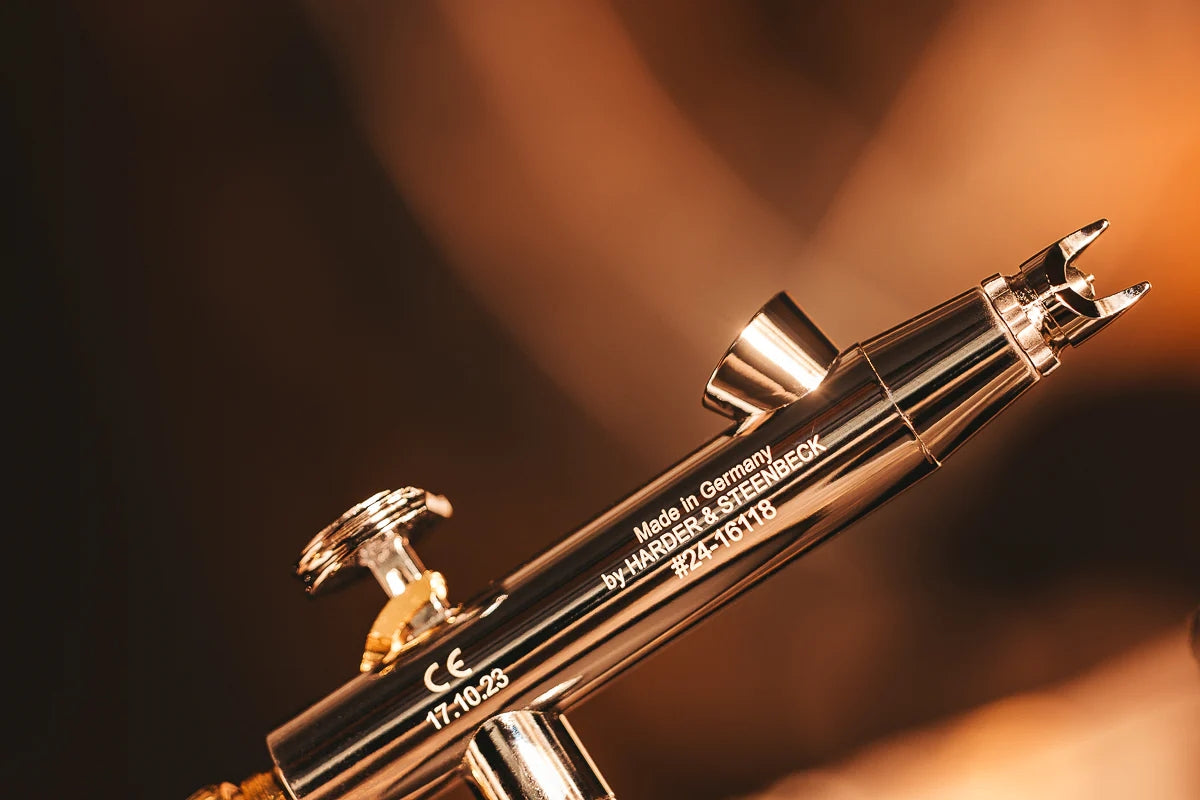 Harder &amp;amp; Steenbeck 121233 Aerograf Evolution CR Plus 2024 2w1 (dysza 0,28mm + 0,45 mm) – imagen 7