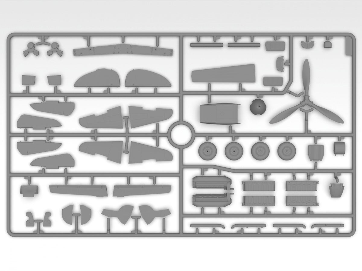 ICM 32092 Normandie-Niémen. Plane of Marcel Lefevre (Yak-9T with Marcel Lefevre figure) 1/32 – imagen 15