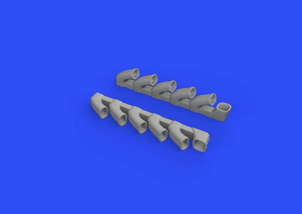 Eduard 648588 Il-2 exhaust stacks 1/48 TAMIYA