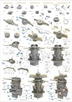 Very Fire BELBV350902DX IJN Yamato Warship Kit DX Deluxe version 1/350