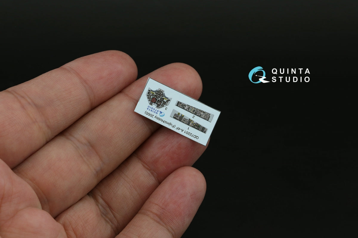 Quinta Studio QD72201 A-4F 3D-Printed &amp;amp; coloured Interior on decal paper (Fujimi/Hobby 2000) 1/72 – imagen 5