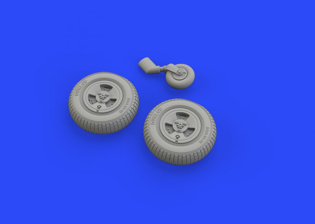 Eduard 648469 Spitfire Mk. XIV wheels - 3spoke 1/48 AIRFIX – imagen 3