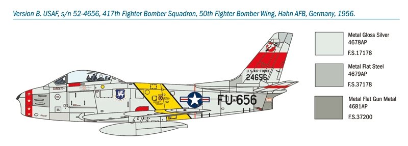 Italeri 1426 F-86F Sabre 1/72 – Bild 4