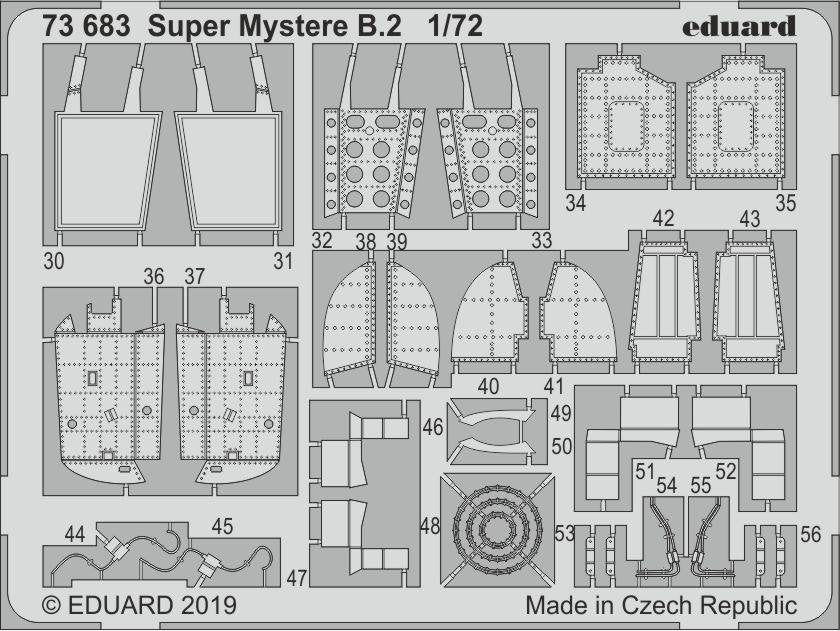 Eduard BIG72152 Super Mystere B.2 1/72 SPECIAL HOBBY – immagine 4