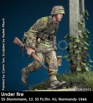 RADO Miniatures RDM35033 Sous le feu. W-SS Sturmmann, 12. SS-Pz.Div. HJ, Normandie 1944 1/35 – image 3