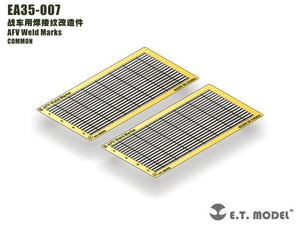 Marques de soudure de véhicule blindé ET modèle EA35-007 1/35
