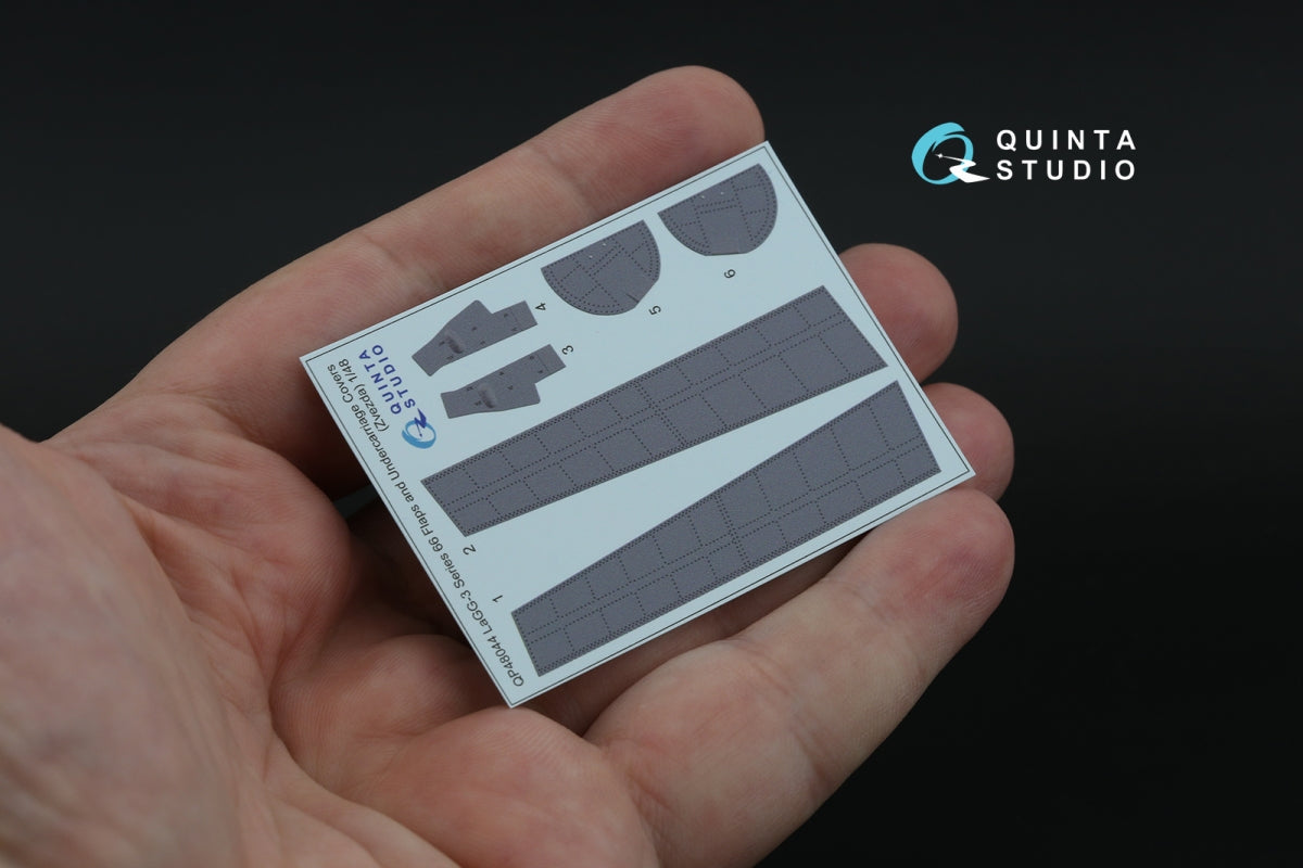 Quinta Studio QP48044 LaGG-3 Series 66 Flaps and Undercarriage Covers (Zvezda) 1/48 – Bild 3