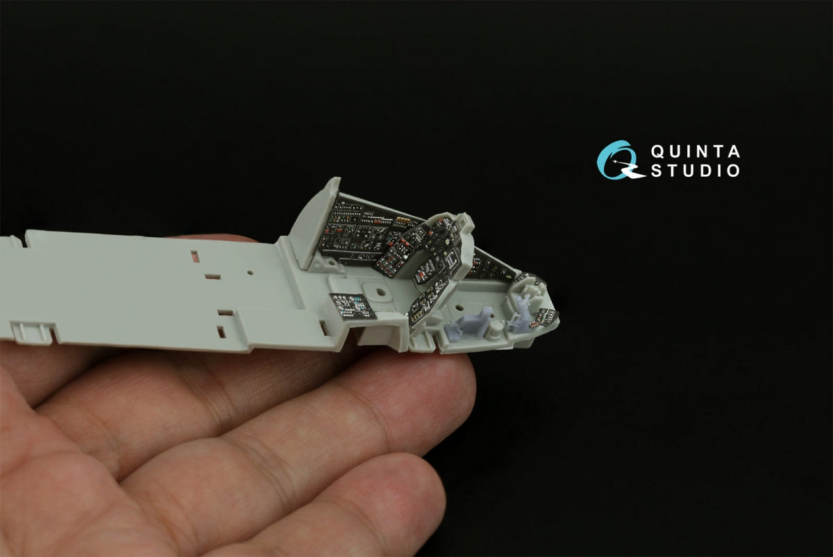 Quinta Studio QD+72185 Mi-24V NATO 3D-Printed &amp;amp; coloured Interior on decal paper (Hobby Boss/ARK Models) (with 3D-printed resin parts) 1/72 – imagen 8