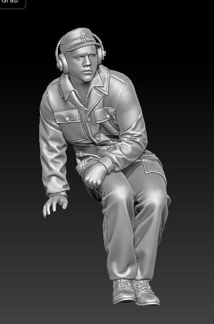 Glowel Miniatures 35011 WSS King Tiger crew 1/35 – immagine 2