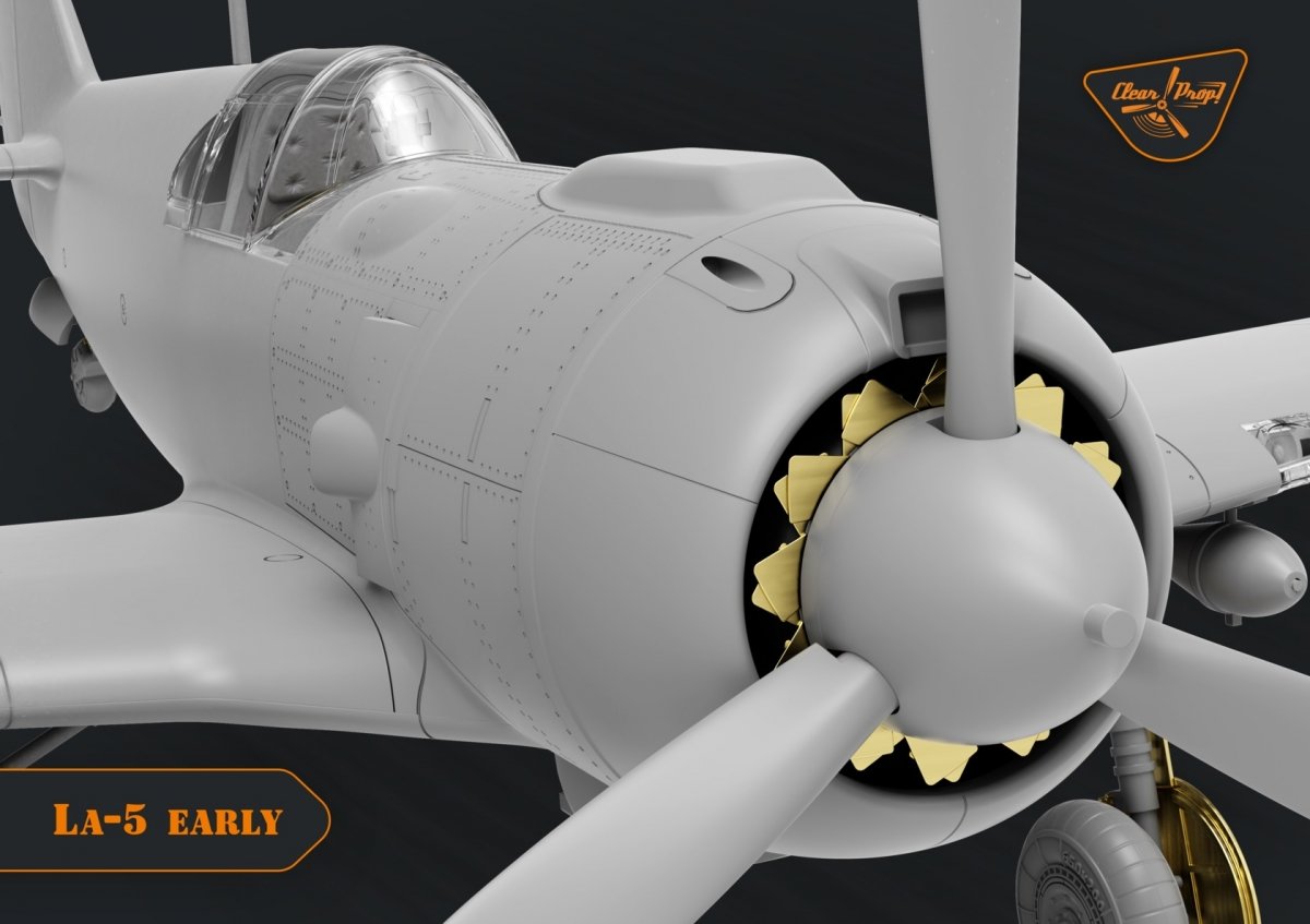 Clear Prop! CP72014 La-5 early version ADVANCED KIT 1/72 – immagine 6