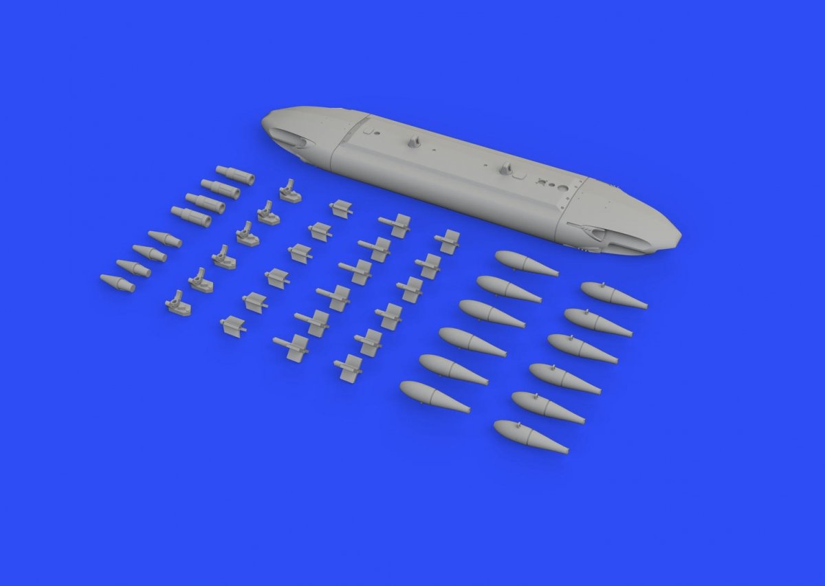 Eduard 648566 SUU-20 dispenser w/ BDU-33 &amp;amp; Mk.76 bombs 1/48 – Bild 2