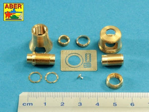 Aber 16L-15 Hamulec wylotowy do Lufy używanej w czołgu Sd.Kfz. 171 Panther, Ausf. G / Muzzle brake for German 7,5cm barrel used on Sd.Kfz. 171 Panther, Ausf. G 1/16 – imagen 3