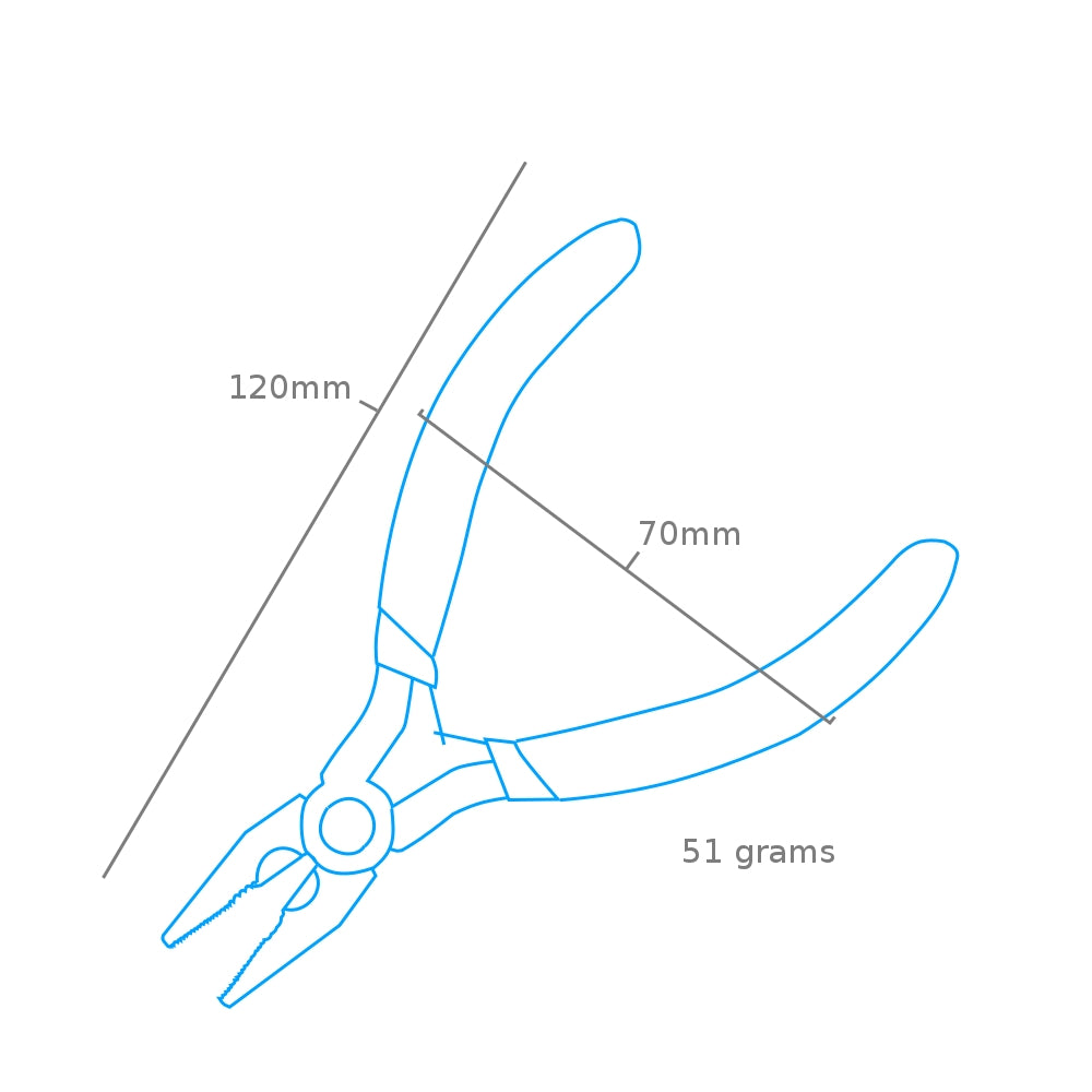 Modelcraft PPL6001 Flat Nose Combination Pliers (125mm) – immagine 5