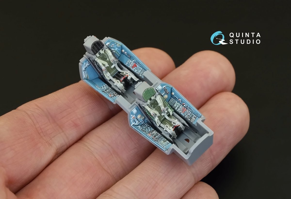 Quinta Studio QD48001 Yak-3 3D-Printed &amp;amp; coloured Interior on decal paper (for 4814 Zvezda kit) 1/48 – imagen 7