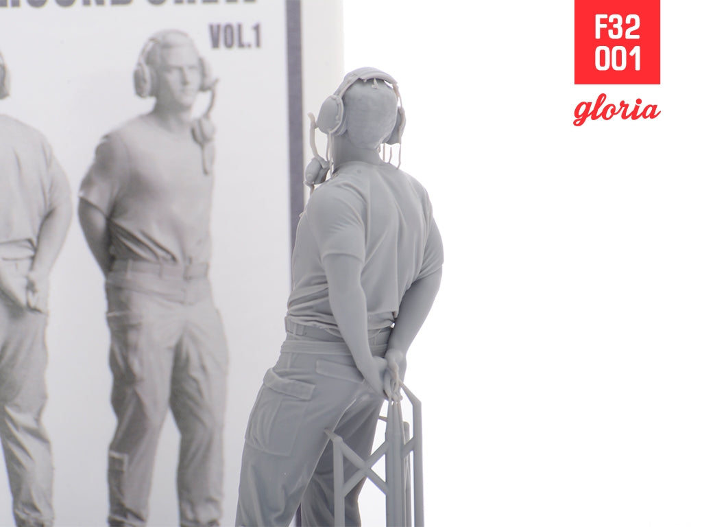 Gloria F32001 Ground Crew US Air Force vol.1 3D Printed Figures 1/32 – imagen 5