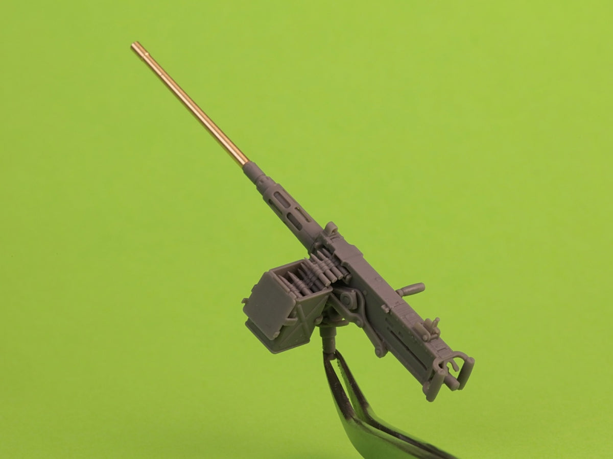 Maquette Master GM-35-069 Browning M2HB calibre .50 (12,7 mm) - mitrailleuse sur affût de char - début de la Seconde Guerre mondiale (berceau D69820 avec petite boîte à munitions D68375) 1/35 – image 8