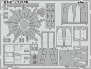 Eduard 491407 P-47D-25 MINIART 1/48 – immagine 2