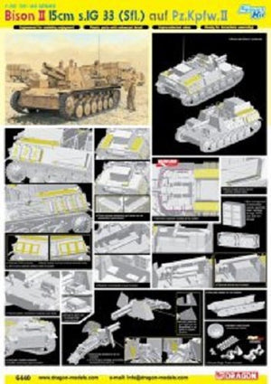 Dragon 6440 Bison II 15cm s.IG33 (Sfl.) auf Pz.Kpfw.II 1/35 – Bild 2