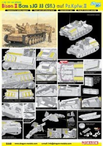 Dragon 6440 Bison II 15cm s.IG33 (Sfl.) auf Pz.Kpfw.II 1/35 – Bild 2