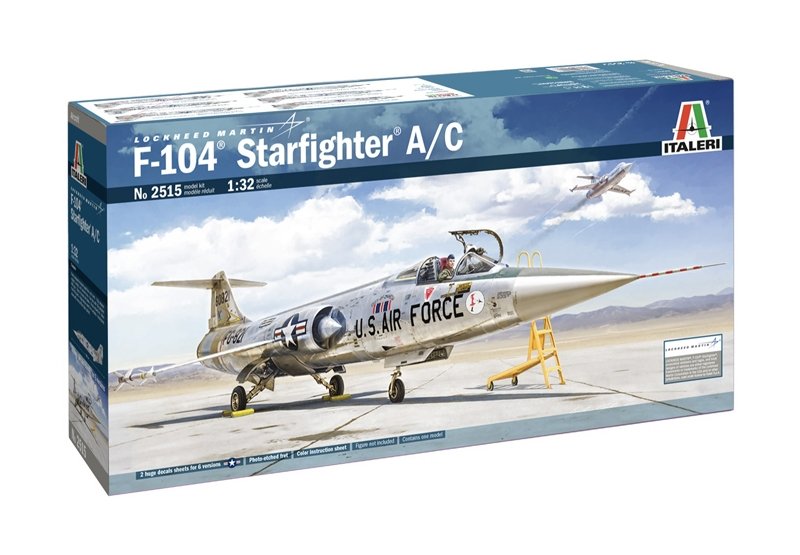 Italeri 2515 F-104 STARFIGHTER A/C 1/32