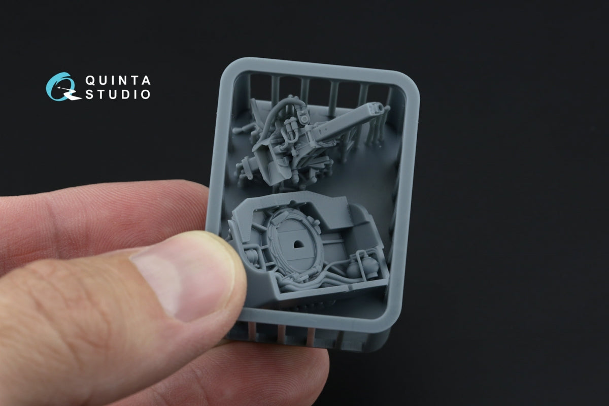 Quinta Studio QT48025 Ka-52 Gun bay with 2A42 gun (Zvezda) 1/48 – imagen 4