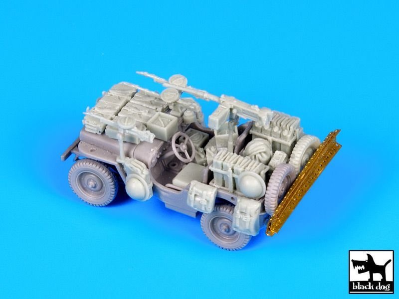 Jeep SAS britannique Black Dog T72063, Afrique du Nord 1942, pour Dragon, échelle 1/72 – image 4