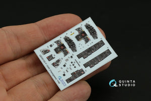 Quinta Studio QD48150 F-104S 3D-Printed &amp;amp; coloured Interior on decal paper (Hasegawa) 1/48 – Bild 10