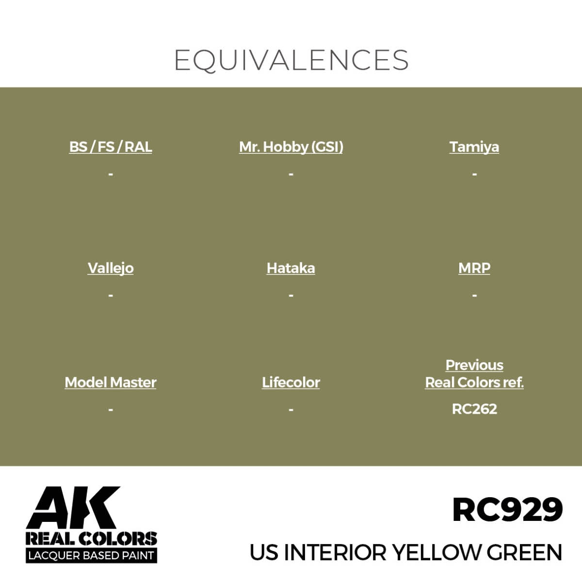 AK Interactive RC929 US Interior Yellow Green 17 ml – zdjęcie 2
