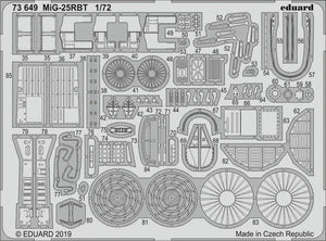Eduard 73649 MiG-25RBT 1/72 ICM – imagen 2