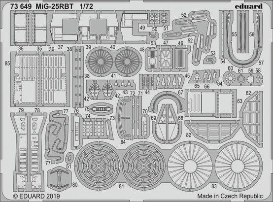 Eduard 73649 MiG-25RBT 1/72 ICM – imagen 2