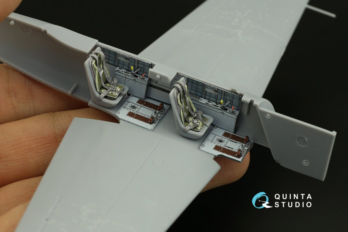 Quinta Studio QD48019 Yak-52 3D-Printed &amp;amp; coloured Interior on decal paper (ARK) 1/48 – imagen 9