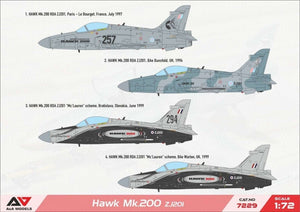 A&amp;amp;A Models 7229 Hawk 200 ZG201 - Light Multirole Fighter 1/72 – immagine 2
