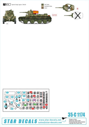 Star Decals 35-C1174 Spanish Civil War # 6 1/35 – imagen 2