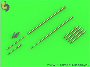 Master AM-48-120 Su-9 / Su-11 (Fishpot / Fishpot C) - Pilot Tubes and missile rails heads 1/48 – immagine 6
