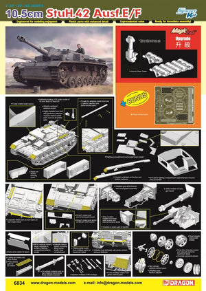 Dragon 6834 10.5cm StuH.42 Ausf.E/F 1/35 – immagine 2