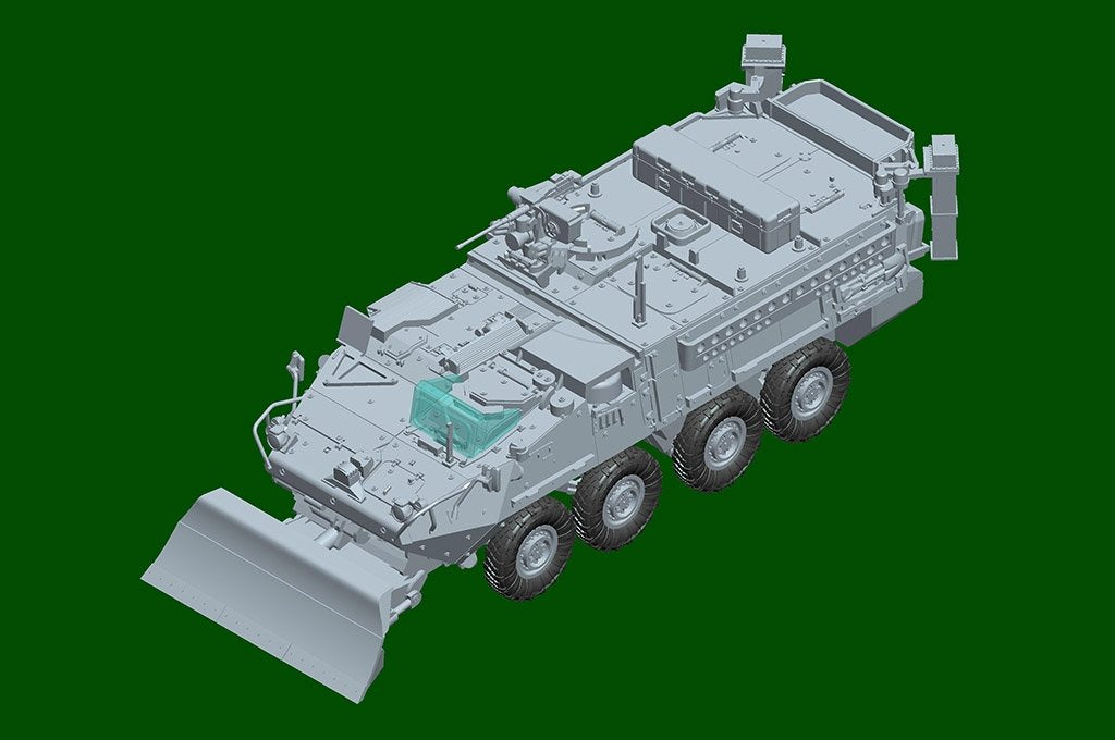 Trumpeter 07456 Stryker M1132 engineering vehicle with SOB engineering shovel 1/72 – imagen 4
