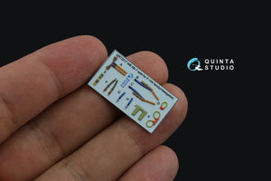 Quinta Studio QD72100 F-104G 3D-Printed &amp;amp; coloured Interior on decal paper (Hasegawa) 1/72 – imagen 7