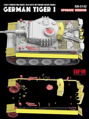 Rye Field Model 5140 Tiger I Early Production Wittmann Kursk 1943 Upgrade Version 1/35 – imagen 4